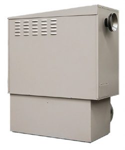 Image of a gas furnace for providing ducted heating from a central control unit in Fairfield