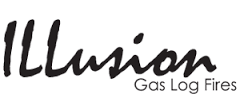 illusion gas log fires logo