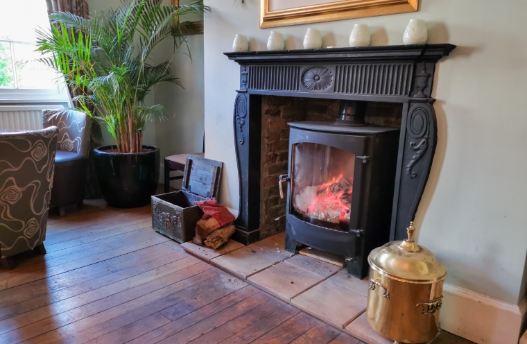 gas log fires